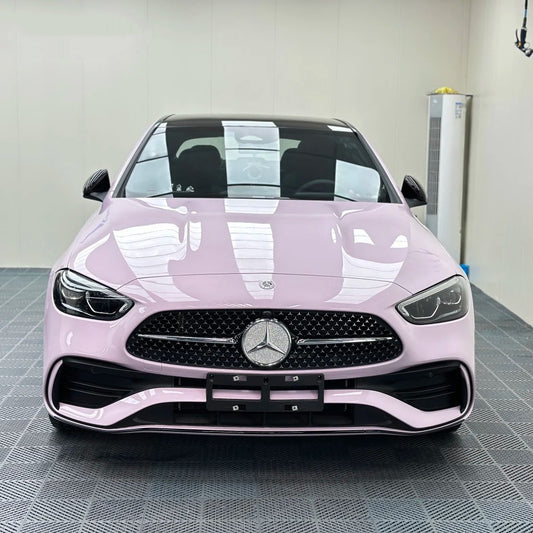 Gloss Crystal Lilac Purple Car Vinyl Wrap PET product image 2 - Veloro gloss vinyl wrap