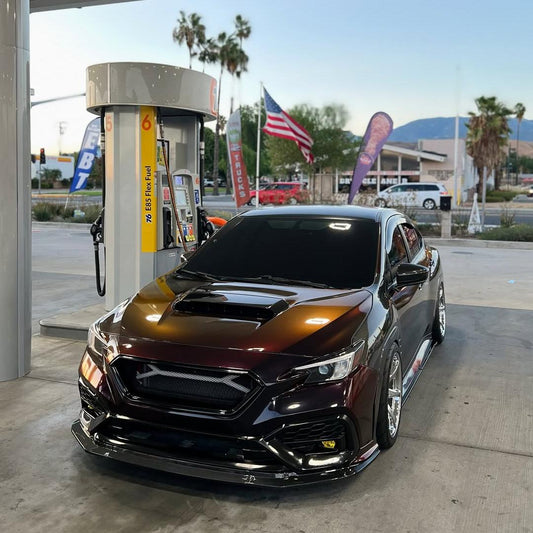 Gloss Diamond Chameleon Black Red Vinyl Wrap product image 2 - Veloro color shift vinyl wrap