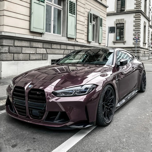 Gloss Metallic Eve Purple Car Vinyl Wrap PET product image 2 - Veloro metallic vinyl wrap