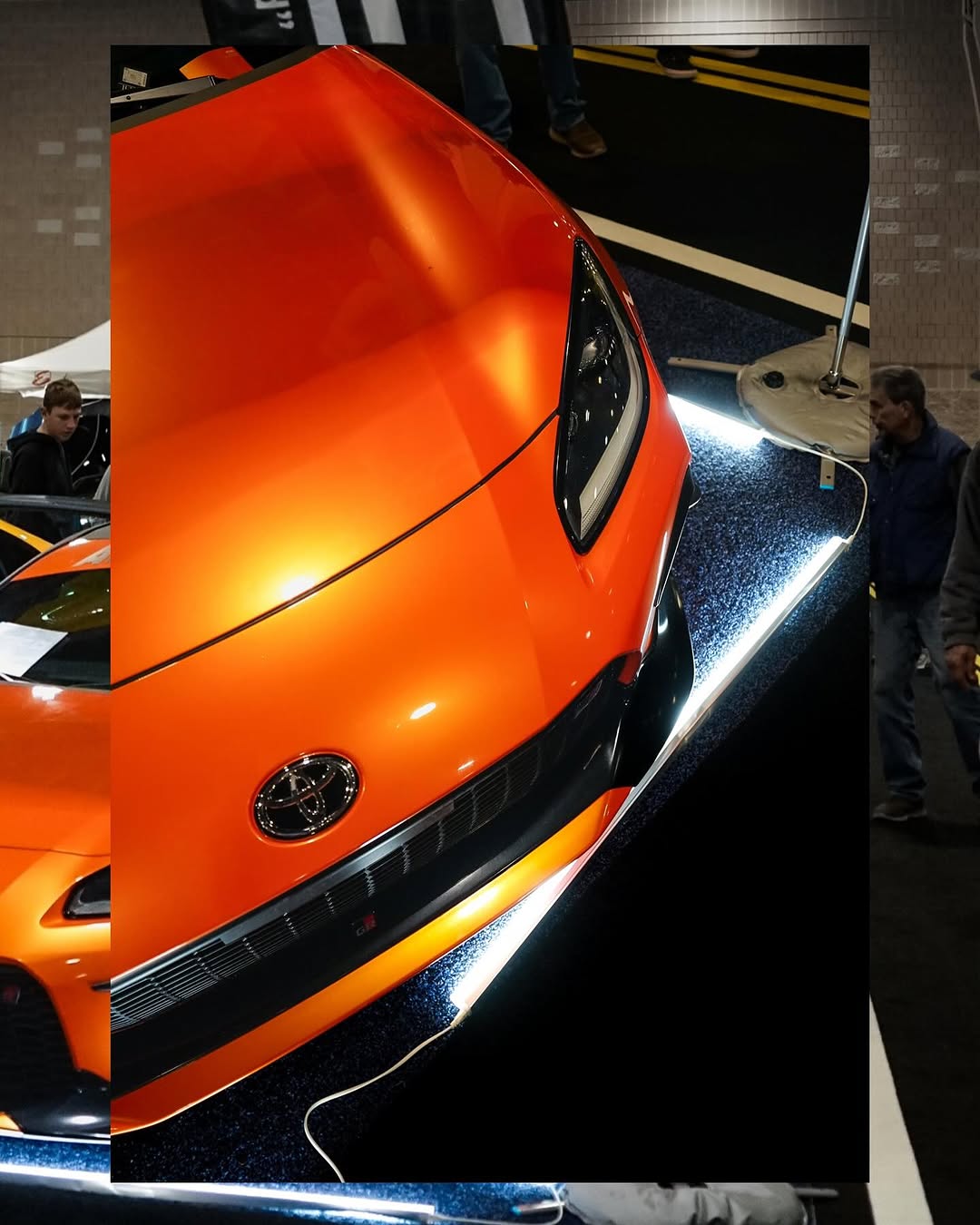 Gloss Metallic Fiery Orange Car Vinyl Wrap PET product image 15 - Veloro metallic vinyl wrap