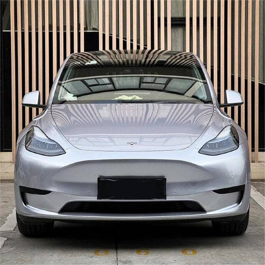 Gloss Metallic Fleuret Silver Car Vinyl Wrap product image 2 - Veloro metallic vinyl wrap