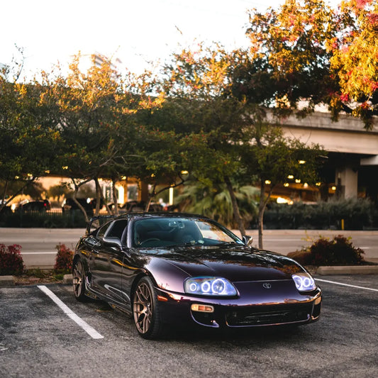 Gloss Metallic Gentian Purple Car Vinyl Wrap PET product image 3 - Veloro metallic vinyl wrap