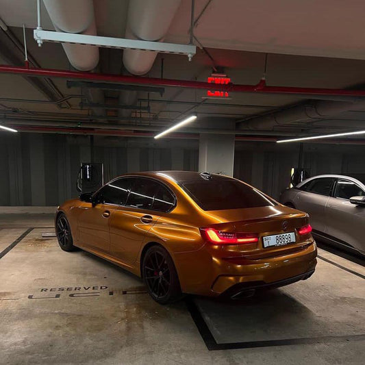 Gloss Metallic Liquid Copper Brown Car Vinyl Wrap product image 2 - Veloro metallic vinyl wrap