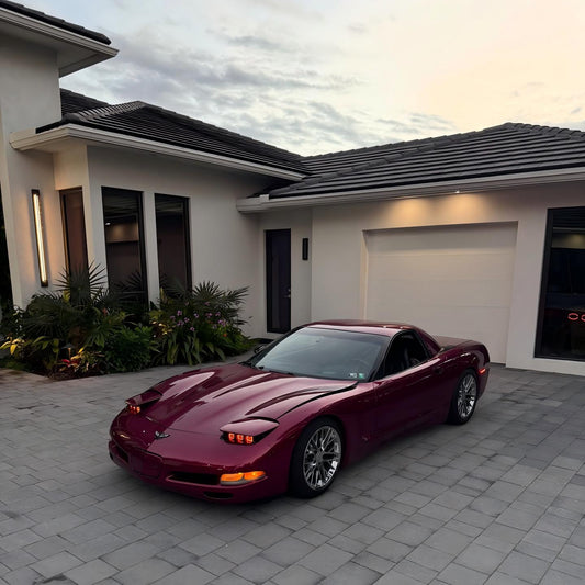 Gloss Metallic Pagoda Red Car Vinyl Wrap PET product image 3 - Veloro metallic vinyl wrap