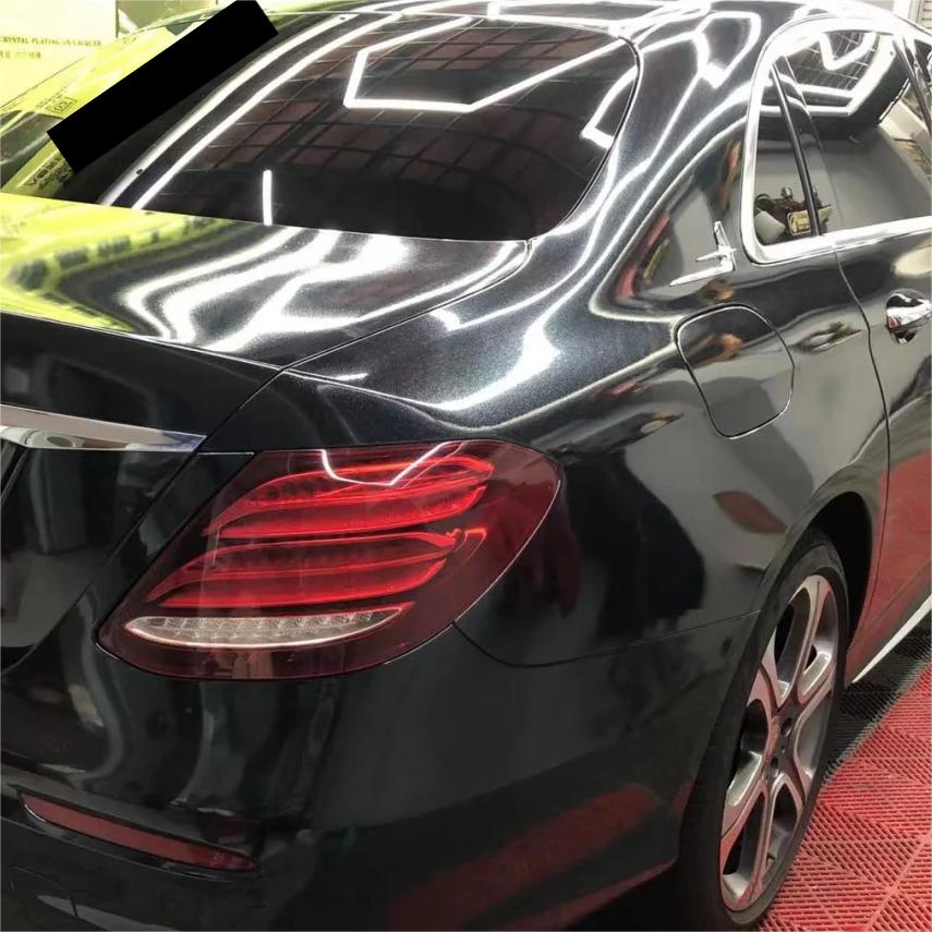 Gloss Metallic Sparkle Glitter Black Car Vinyl Wrap product image 11 - Veloro metallic vinyl wrap