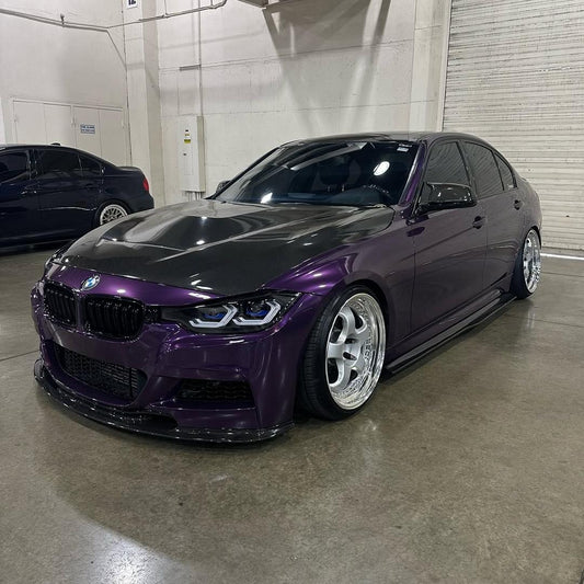Gloss Metallic Twilight Purple Car Vinyl Wrap PET product image 2 - Veloro metallic vinyl wrap