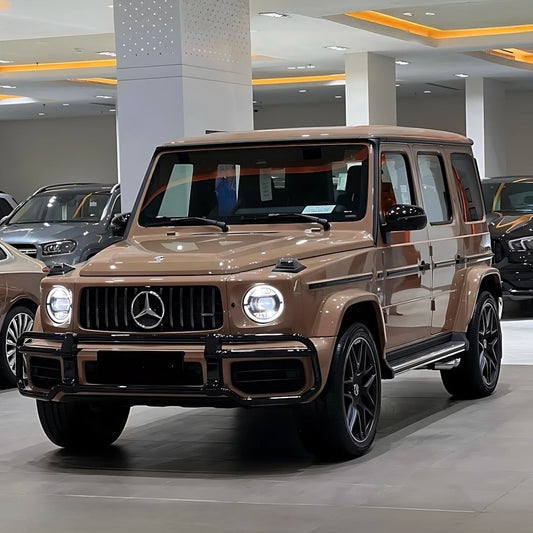 Gloss Mocha Brown Car Vinyl Wrap PET product image 2 - Veloro gloss vinyl wrap
