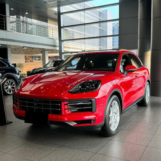 Glossy Crystal Porsche Carmine Red Car wrap product image 2 - Veloro gloss vinyl wrap