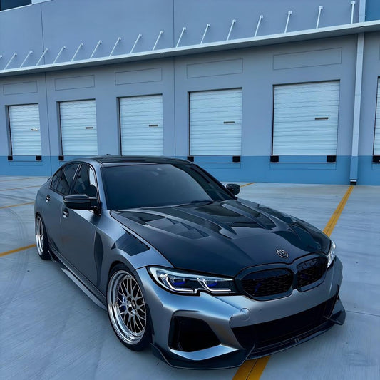 Matte Metallic Titanium Grey Car Vinyl Wrap PET product image 2 - Veloro matte vinyl wrap