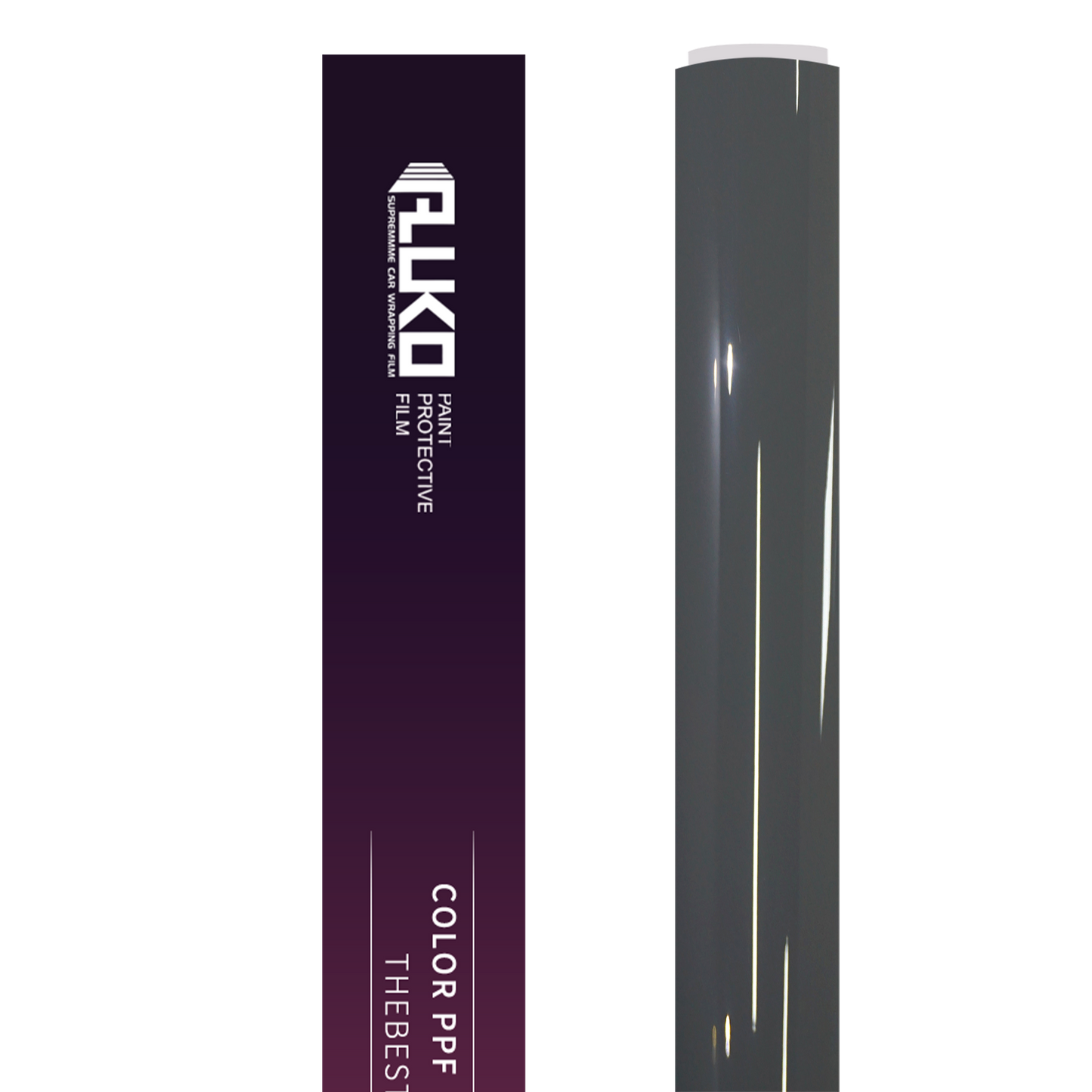 TPU Gloss Battleship Gray Colored PPF Paint Protection Film product image 2 - Veloro paint protection film