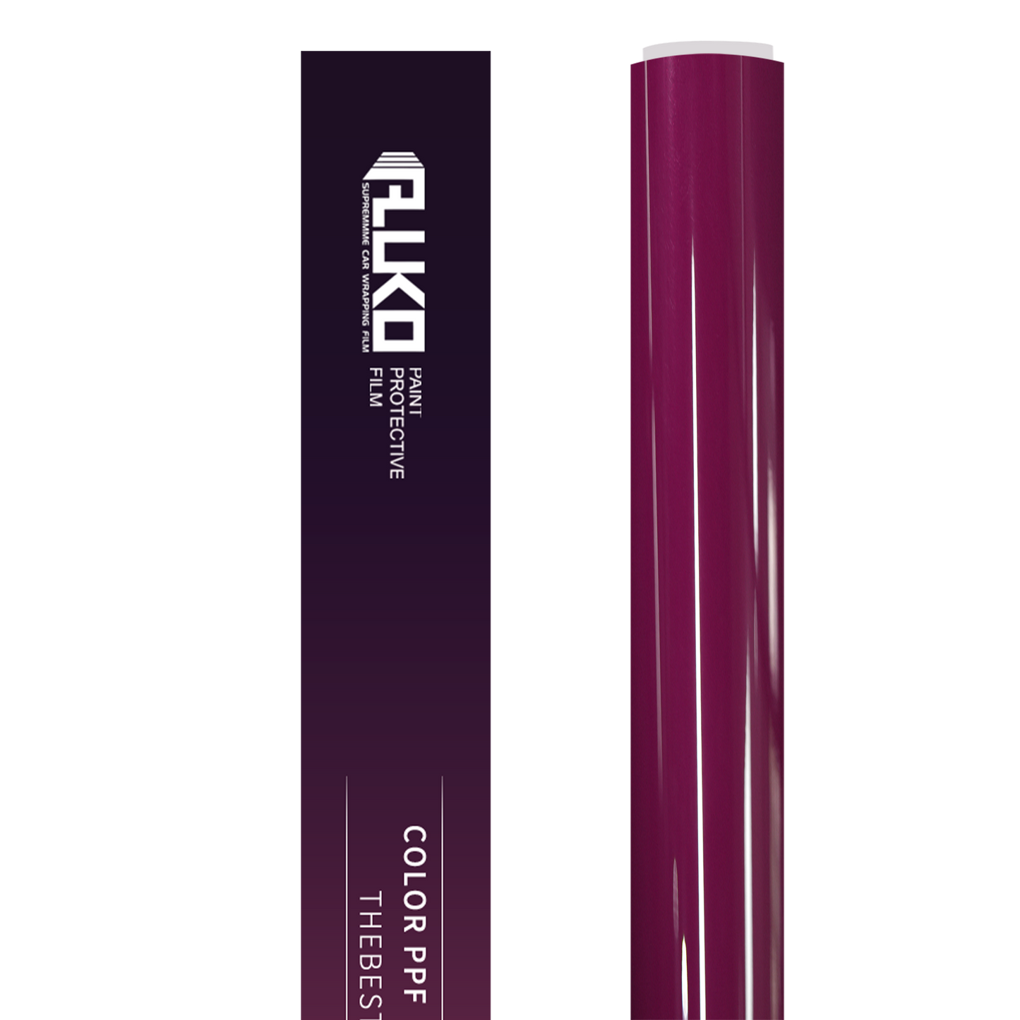 TPU Gloss Brilliant Magenta Colored PPF Paint Protection Film product image 2 - Veloro paint protection film