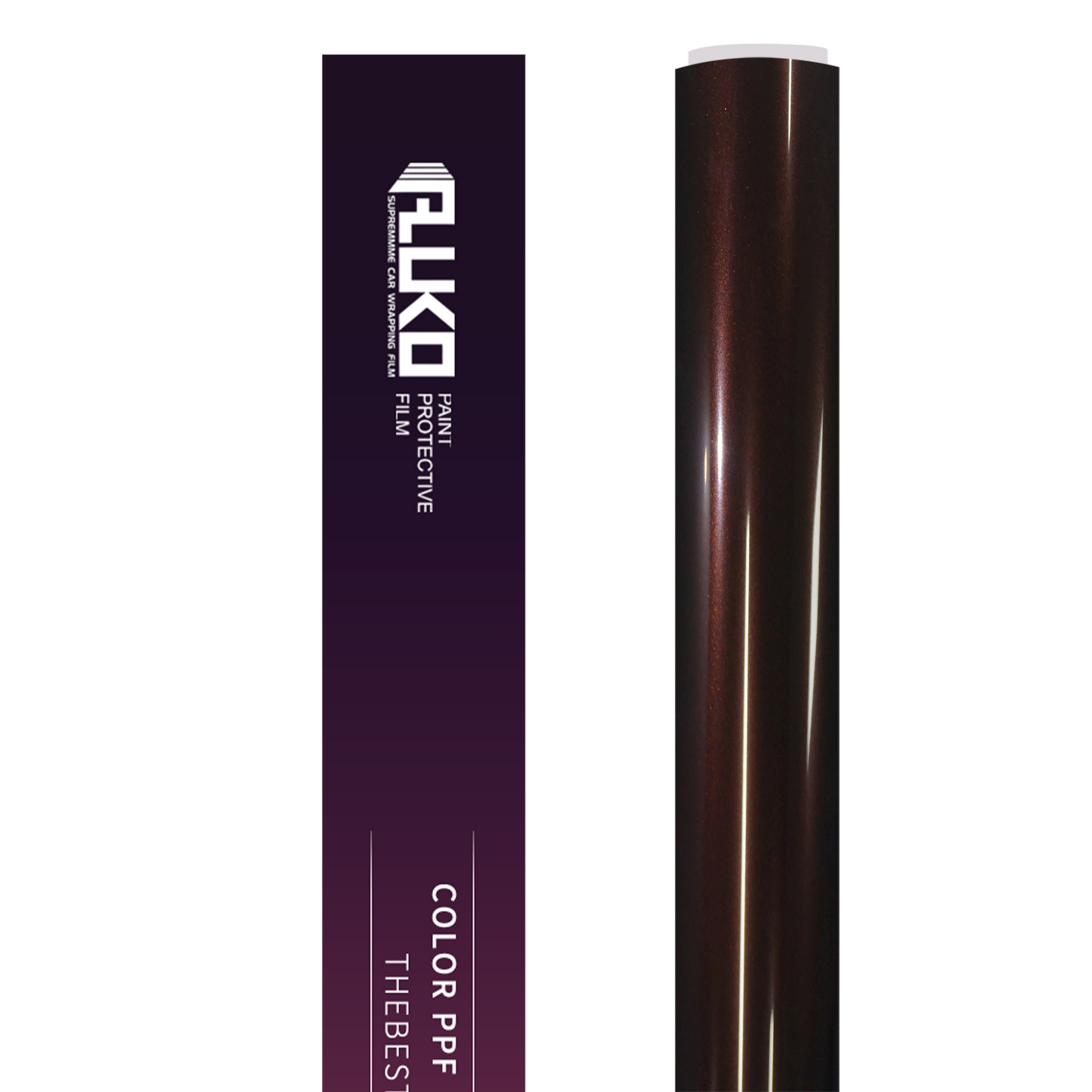 TPU Gloss Brocade Red Colored PPF Paint Protection Film product image 2 - Veloro paint protection film