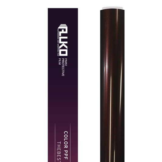 TPU Gloss Brocade Red Colored PPF Paint Protection Film product image 2 - Veloro paint protection film