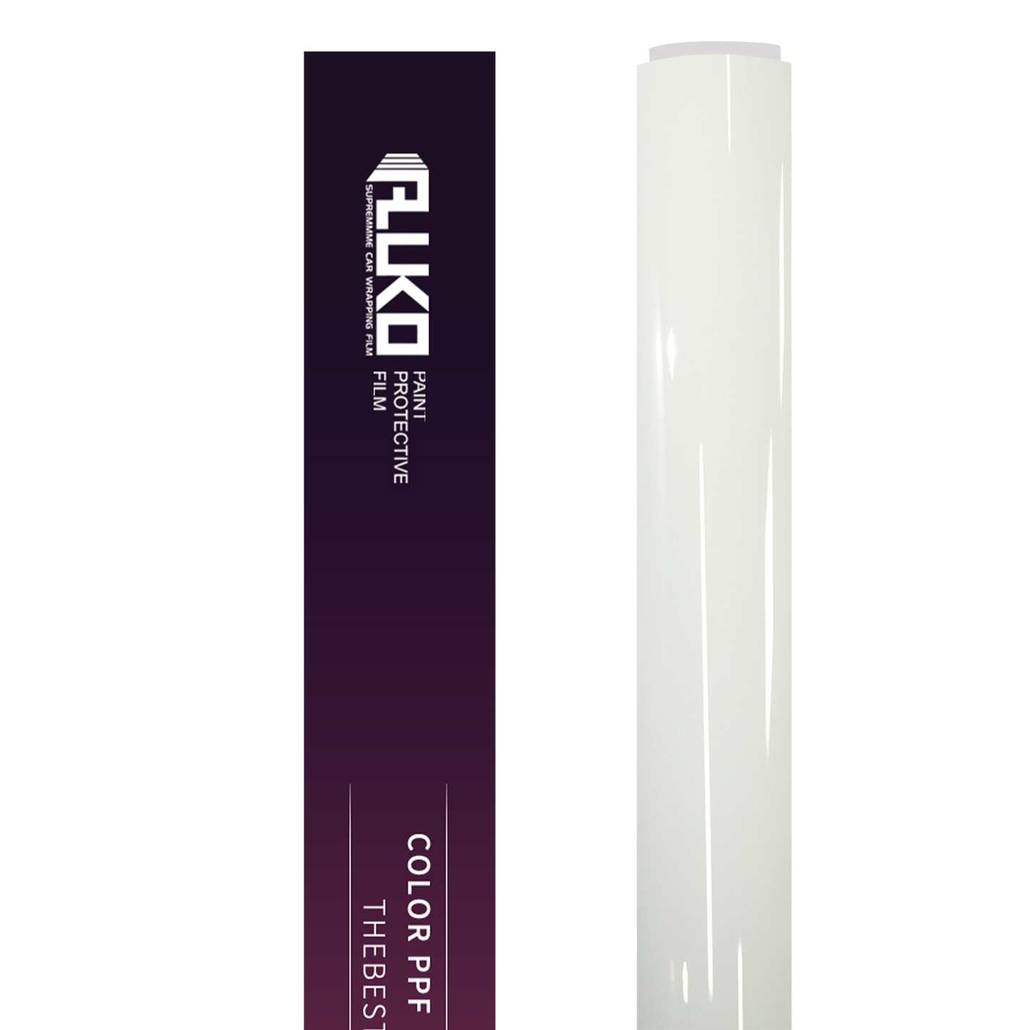 TPU Gloss Elegant White Colored PPF Paint Protection Film product image 3 - Veloro paint protection film