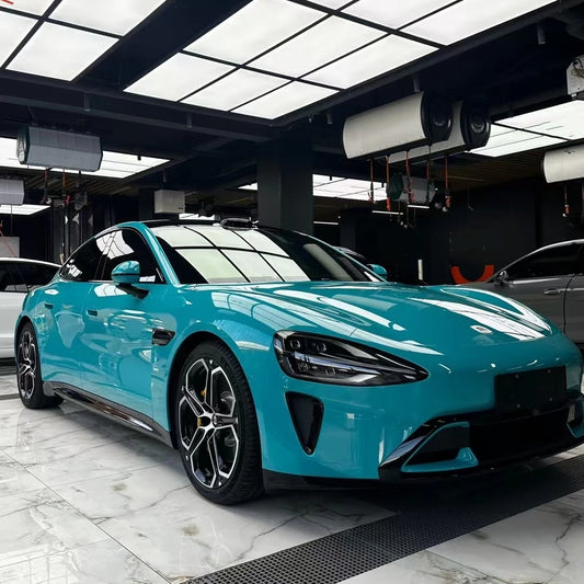 TPU Gloss Gulf Blue Colored PPF Paint Protection Film product image 2 - Veloro paint protection film