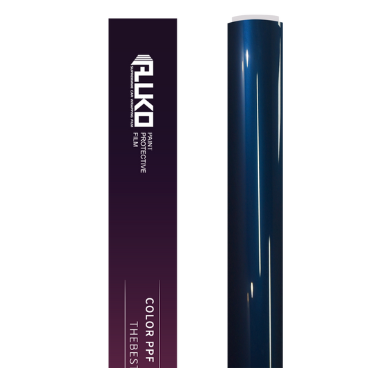 TPU Gloss Liquid Metallic Interstellar Blue Colored PPF Paint Protection Film product image 2 - Veloro paint protection