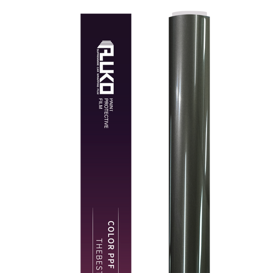 TPU Gloss Liquid Metallic Titanium Grey Colored PPF Paint Protection Film product image 2 - Veloro paint protection film