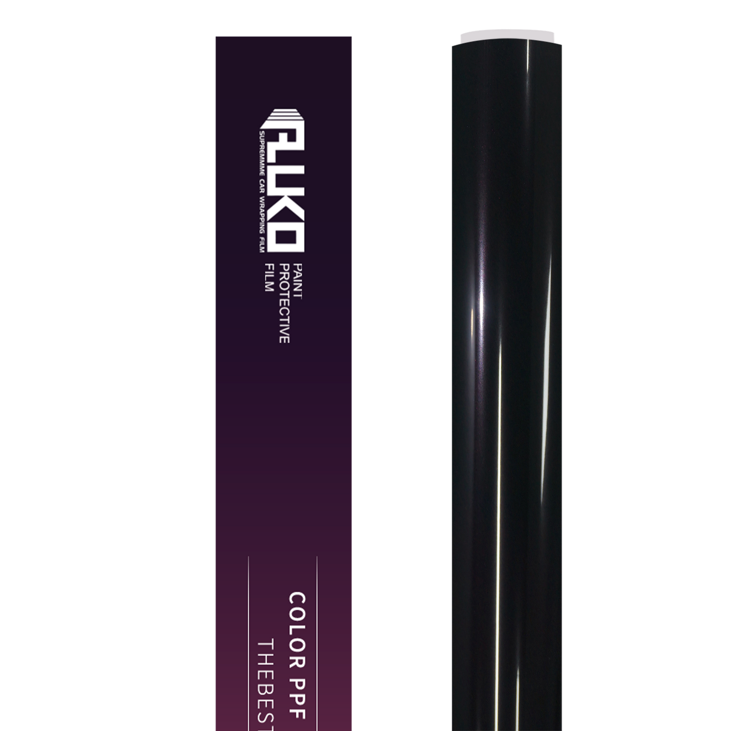 TPU Gloss Metallic Black Cherry Colored PPF Paint Protection Film product image 2 - Veloro paint protection film