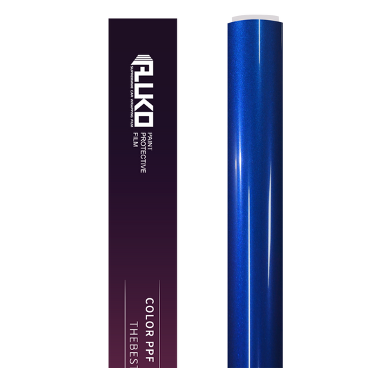 TPU Gloss Metallic Blue Colored PPF Paint Protection Film product image 2 - Veloro paint protection film