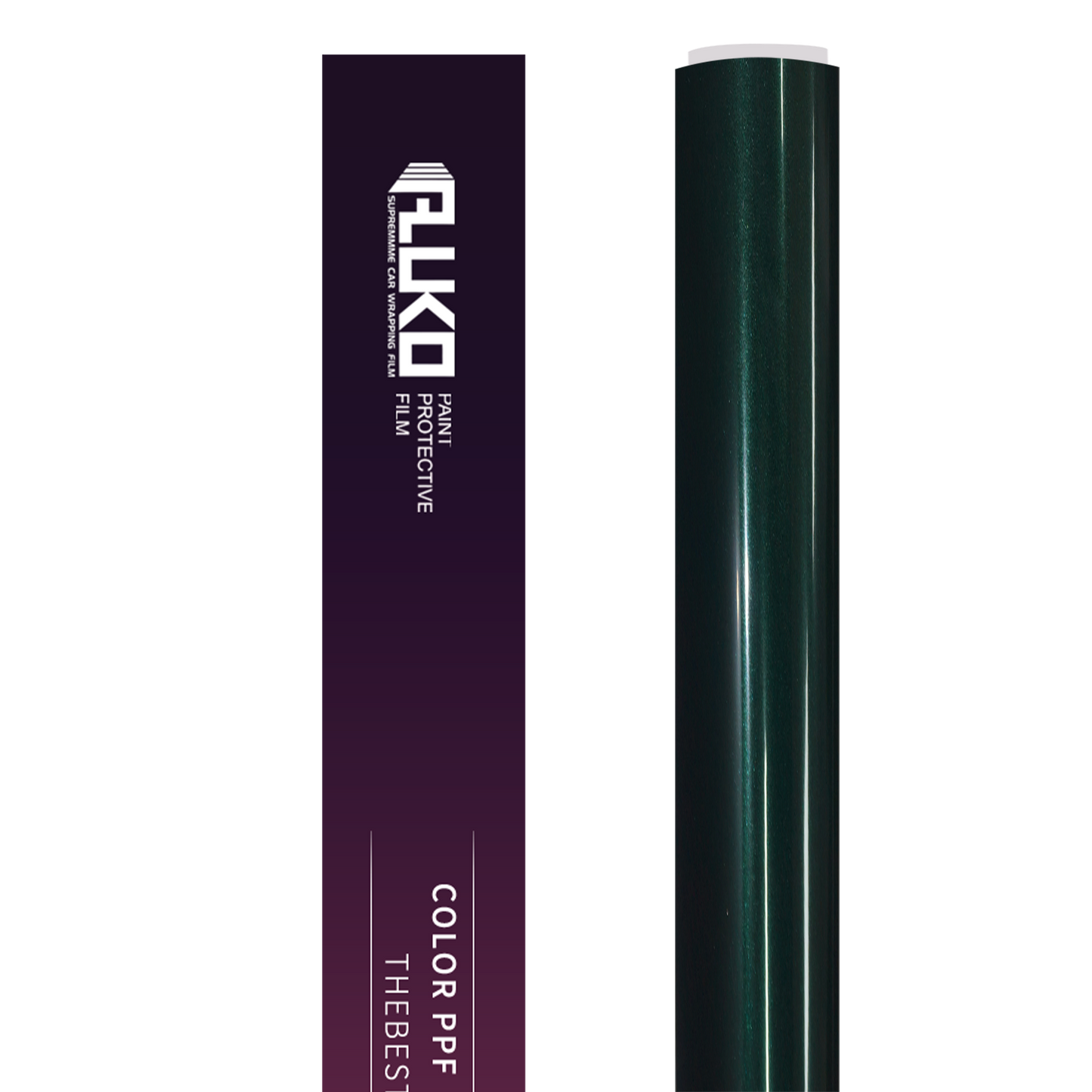 TPU Gloss Metallic British Royal Green Colored PPF Paint Protection Film product image 2 - Veloro paint protection film