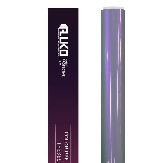 TPU Gloss Metallic Chameleon Candy Grey Purple Color PPF Paint Protection Film product image 2 - Veloro paint