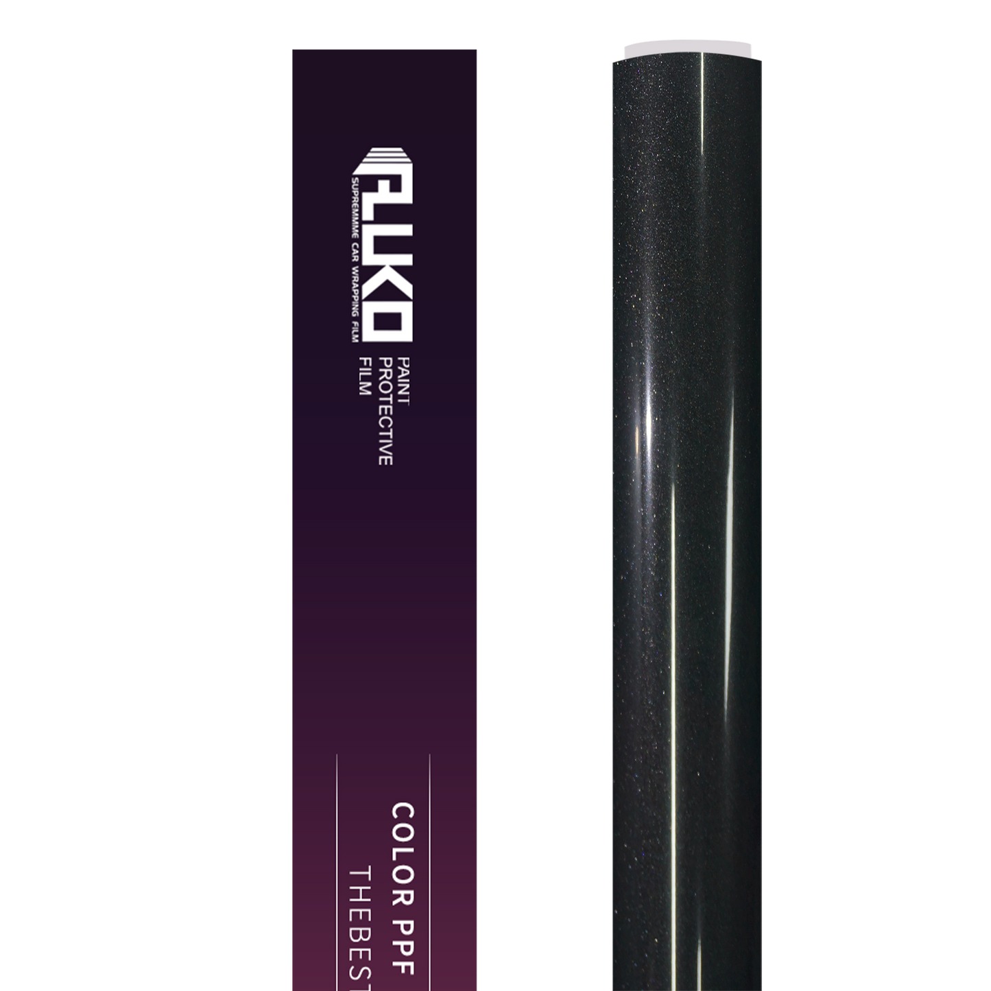 TPU Gloss Metallic Charcoal Grey Colored PPF Paint Protection Film product image 2 - Veloro paint protection film