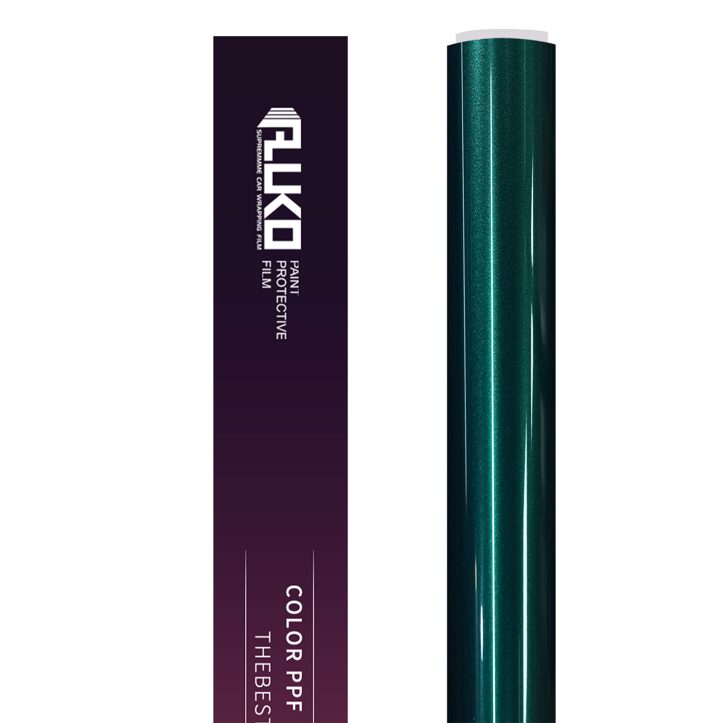 TPU Gloss Metallic Deep Sea Green Colored PPF Paint Protection Film product image 2 - Veloro paint protection film