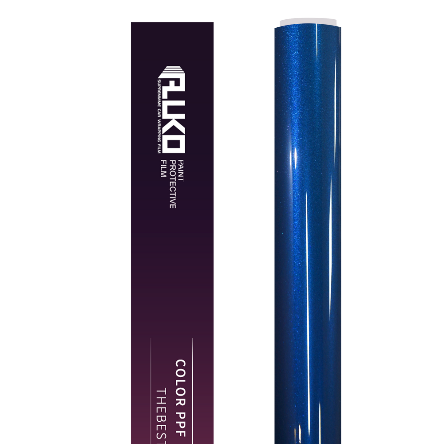 TPU Gloss Diamond Blue Colored PPF Paint Protection Film product image 2 - Veloro paint protection film
