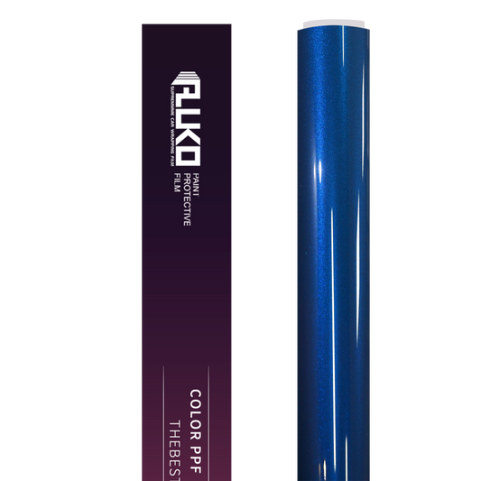 TPU Gloss Diamond Blue Colored PPF Paint Protection Film product image 2 - Veloro paint protection film