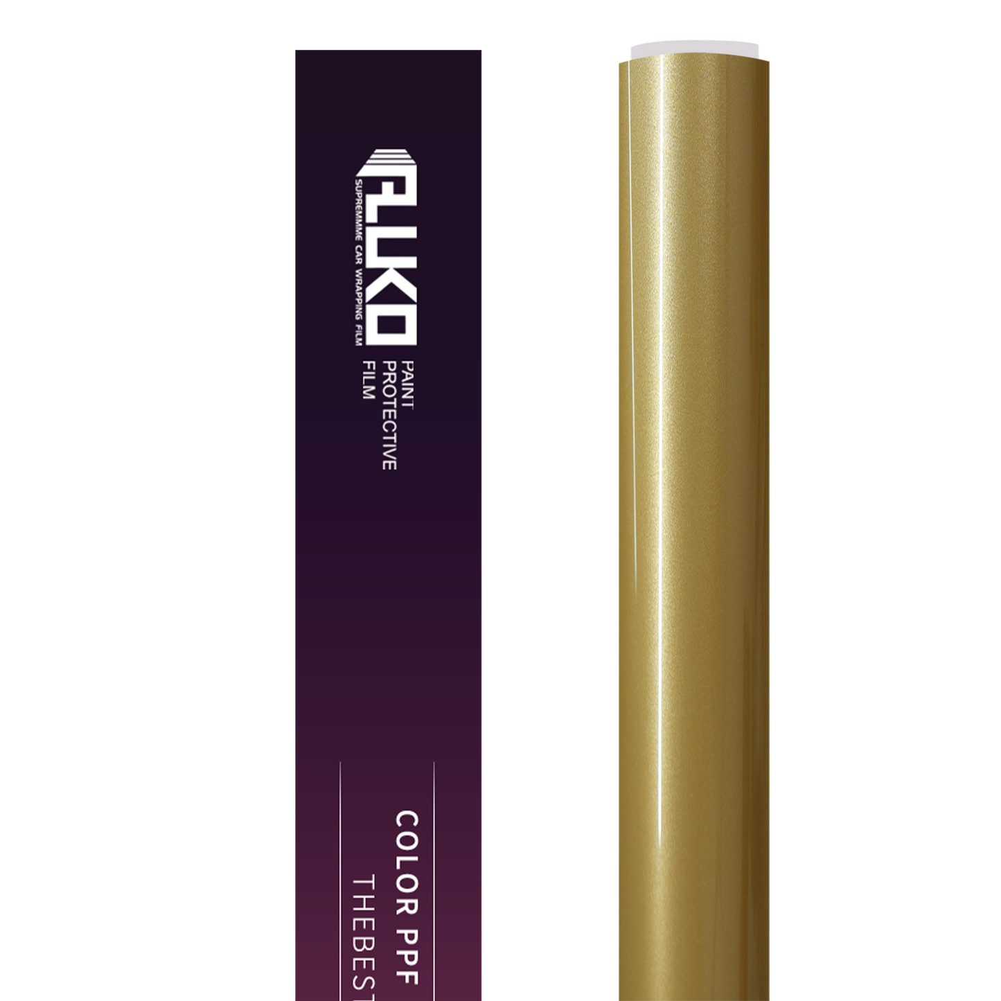 TPU Gloss Metallic Gold Colored PPF Paint Protection Film product image 2 - Veloro paint protection film