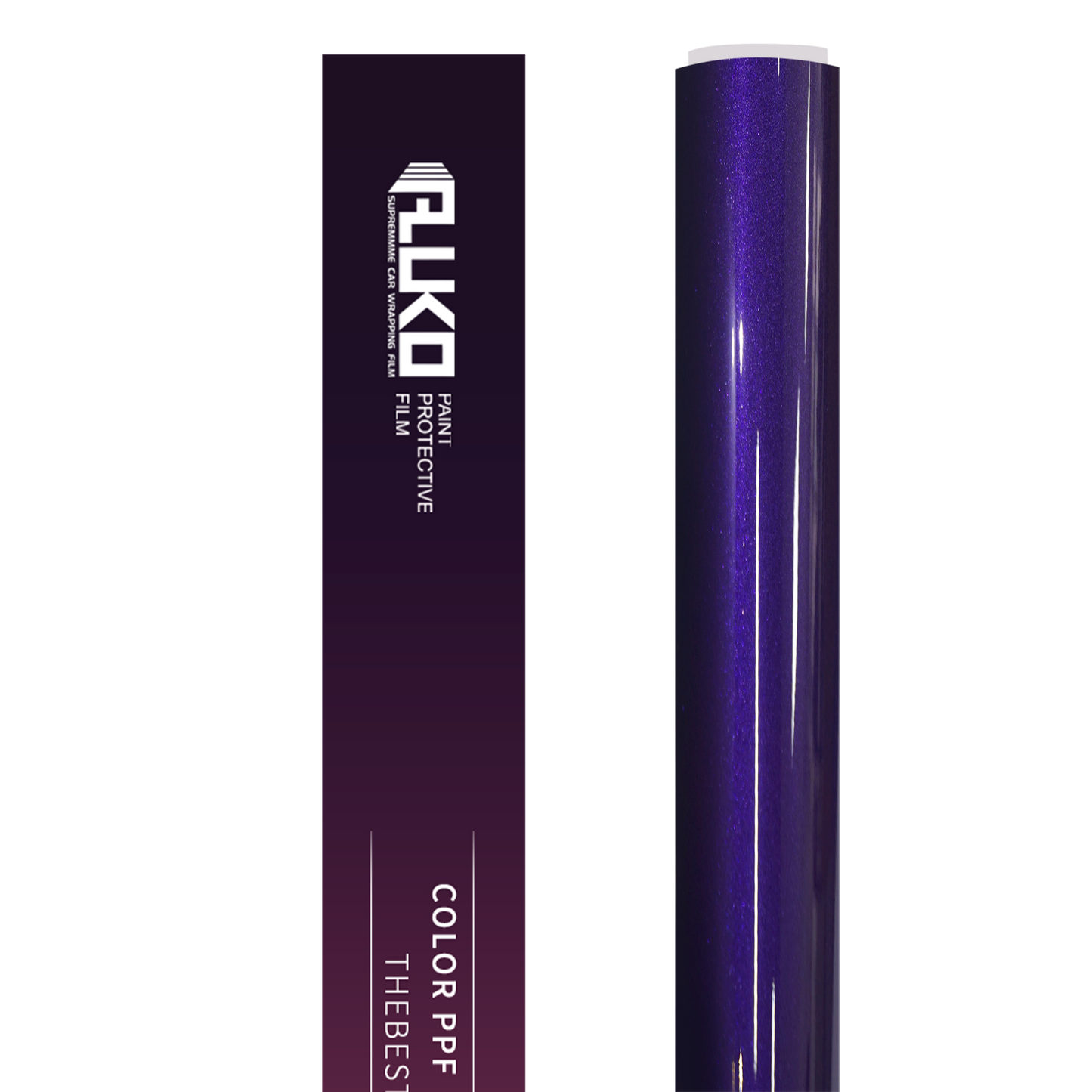 TPU Gloss Metallic Marvelli Purple Colored PPF Paint Protection Film product image 3 - Veloro paint protection film