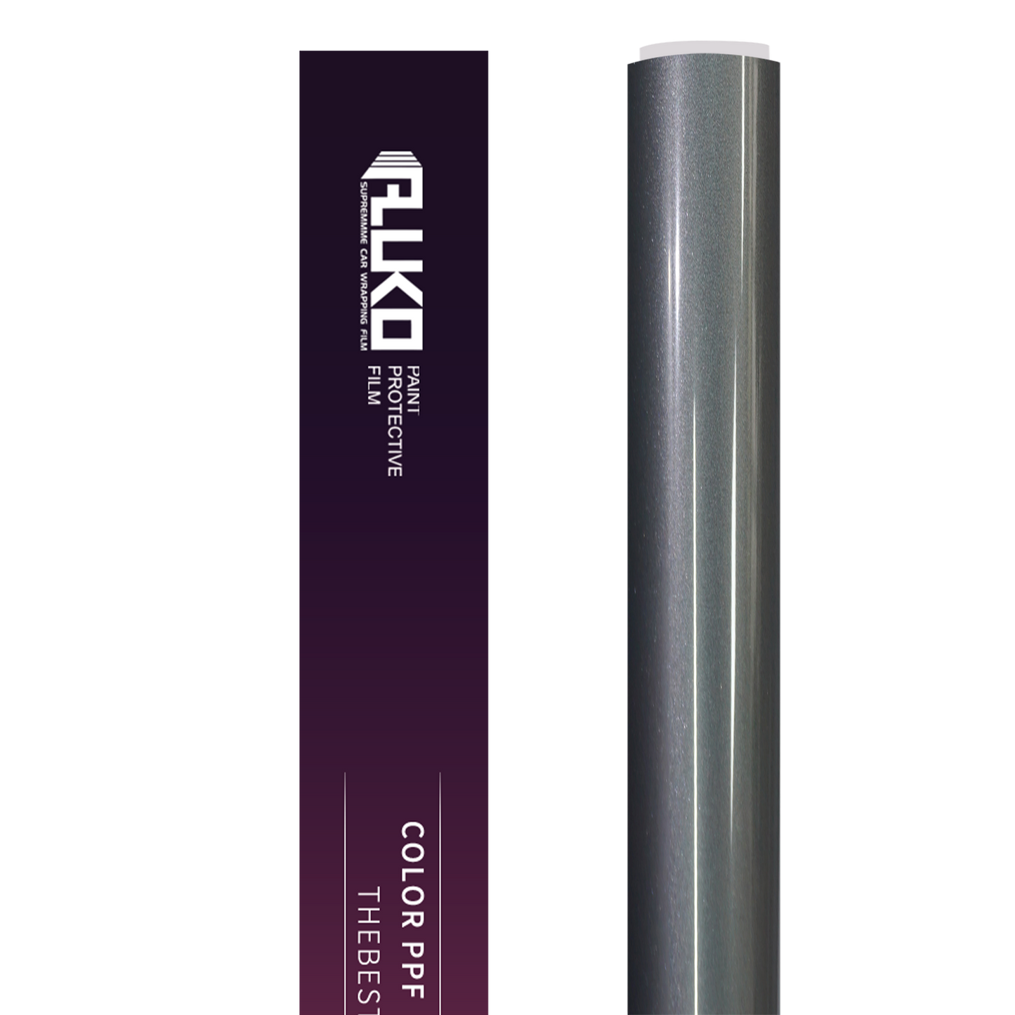 TPU Gloss Metallic Mountain Grey Colored PPF Paint Protection Film product image 2 - Veloro paint protection film