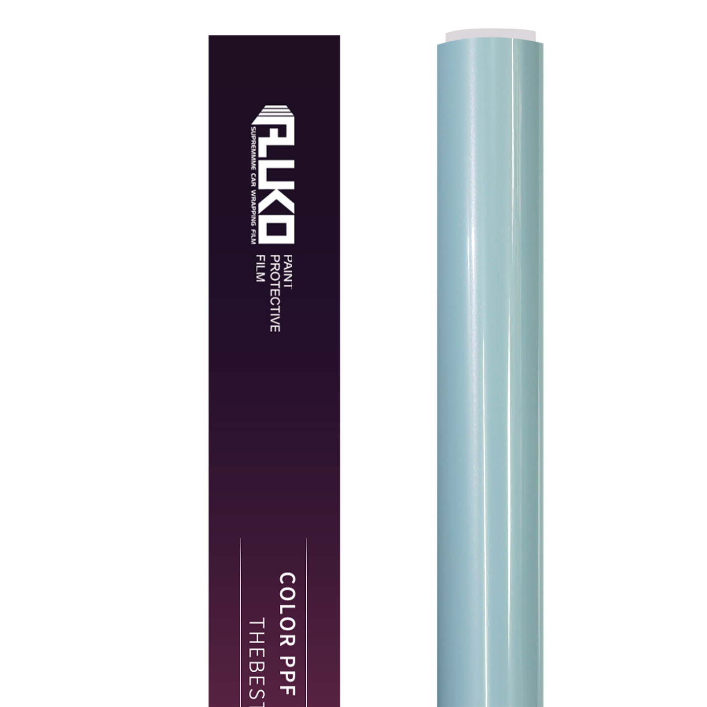 TPU Gloss Metallic Paint Clacier Blue Colored PPF Paint Protection Film product image 2 - Veloro paint protection film