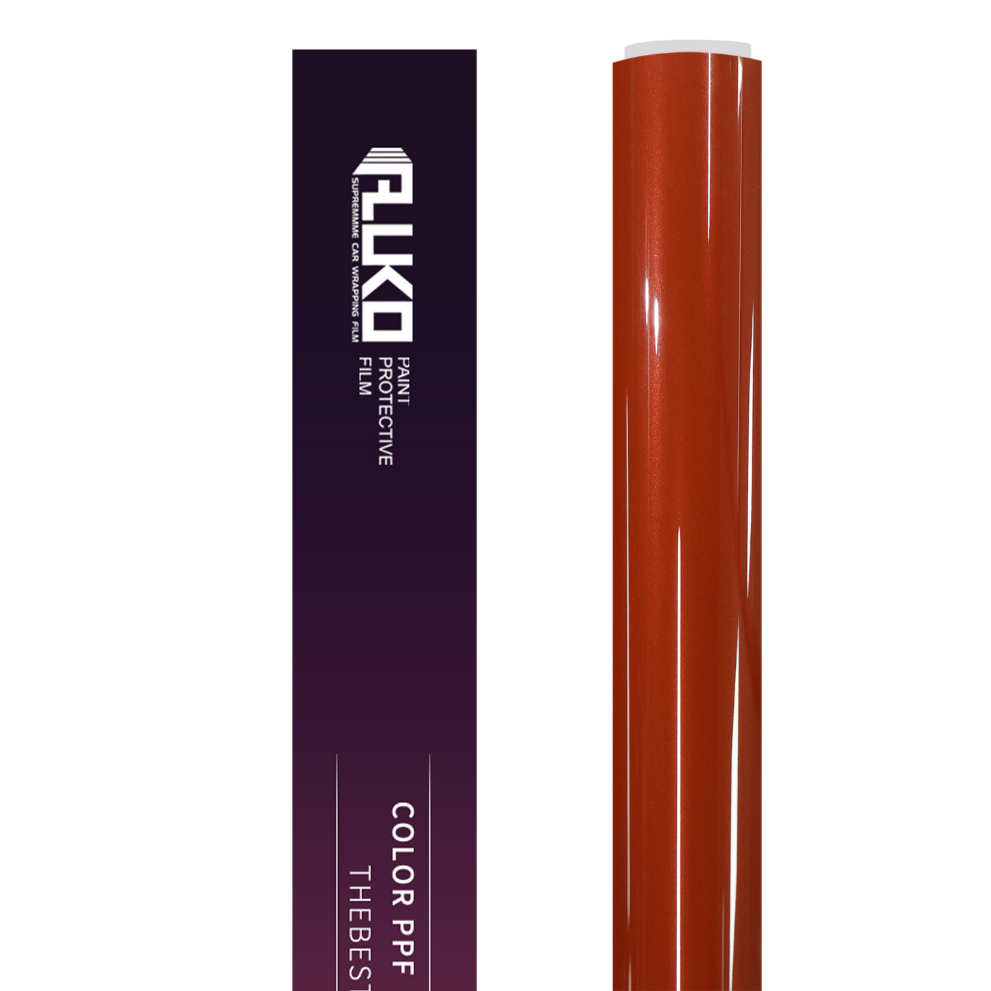 TPU Gloss Metallic Papaiya Orange Colored PPF Paint Protection Film product image 2 - Veloro paint protection film