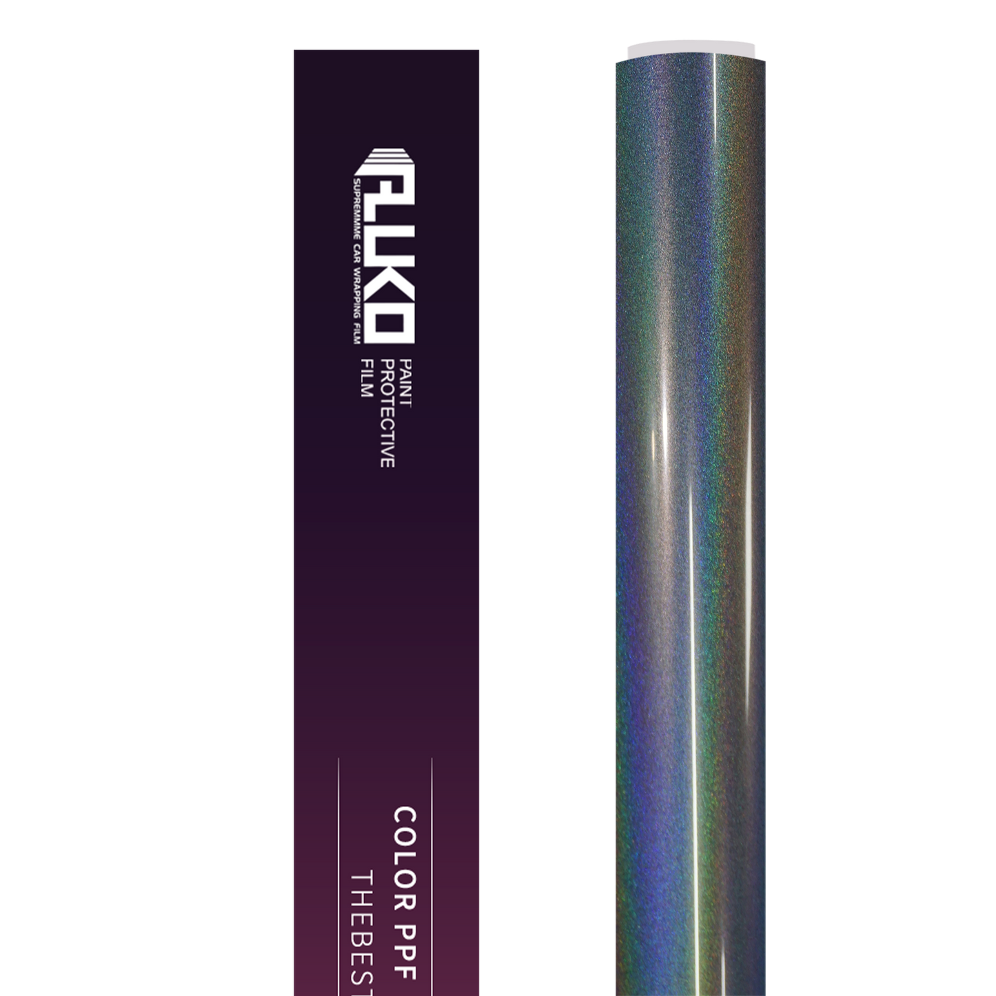 TPU Gloss Metallic Rainbow Laser Light Grey Colored PPF Paint Protection Film product image 2 - Veloro paint protection