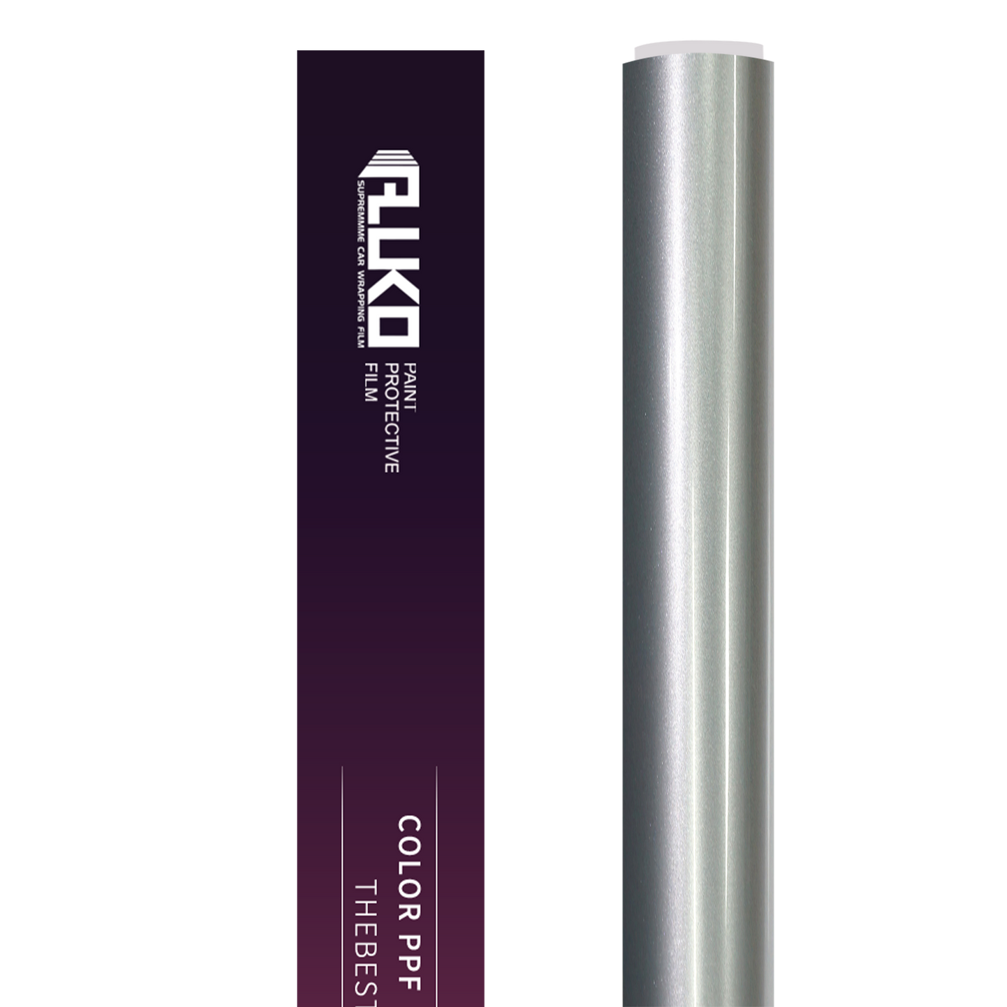TPU Gloss Metallic Silver Colored PPF Paint Protection Film product image 2 - Veloro paint protection film
