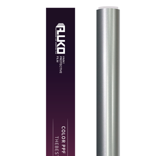 TPU Gloss Metallic Silver Colored PPF Paint Protection Film product image 2 - Veloro paint protection film