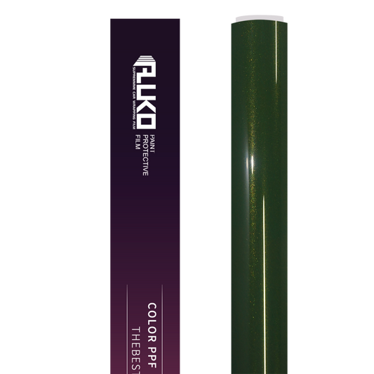 TPU Gloss Metallic Sonoma Green Colored PPF Paint Protection Film product image 2 - Veloro paint protection film