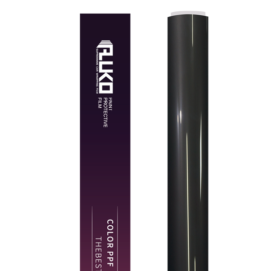 TPU Gloss Metallic Tungsten Black Colored PPF Paint Protection Film product image 2 - Veloro paint protection film