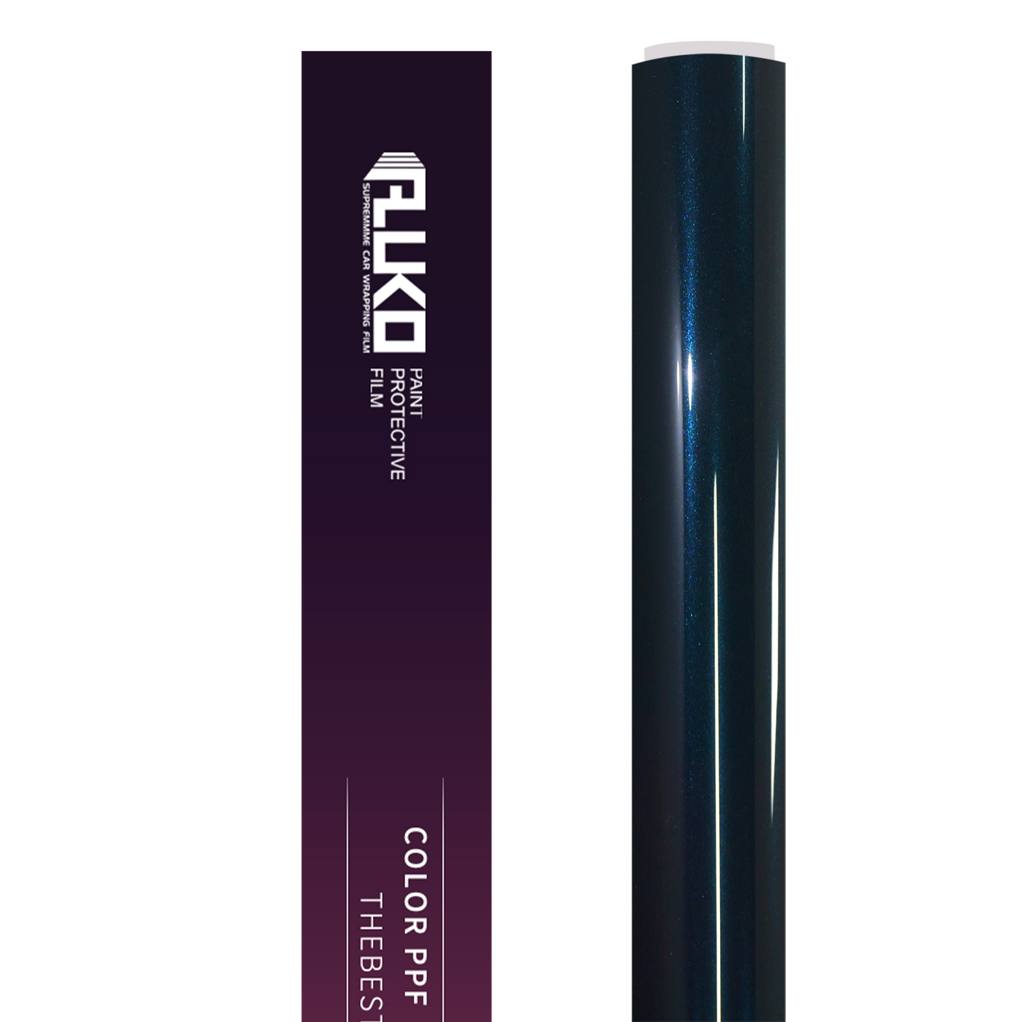 TPU Gloss Metallic Turquoise Green Colored PPF Paint Protection Film product image 2 - Veloro paint protection film