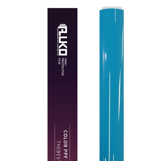 TPU Gloss Miami Blue Colored PPF Paint Protection Film product image 2 - Veloro paint protection film
