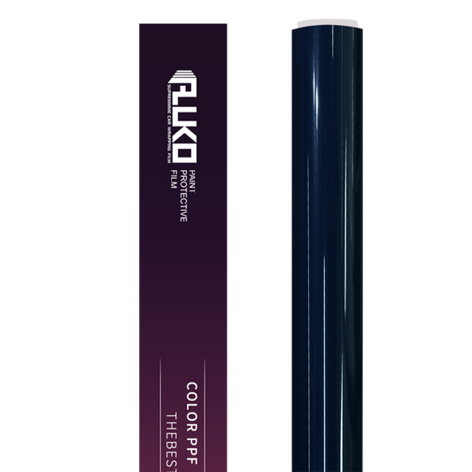 TPU Gloss Metallic Montego Blue Colored PPF Paint Protection Film product image 2 - Veloro paint protection film