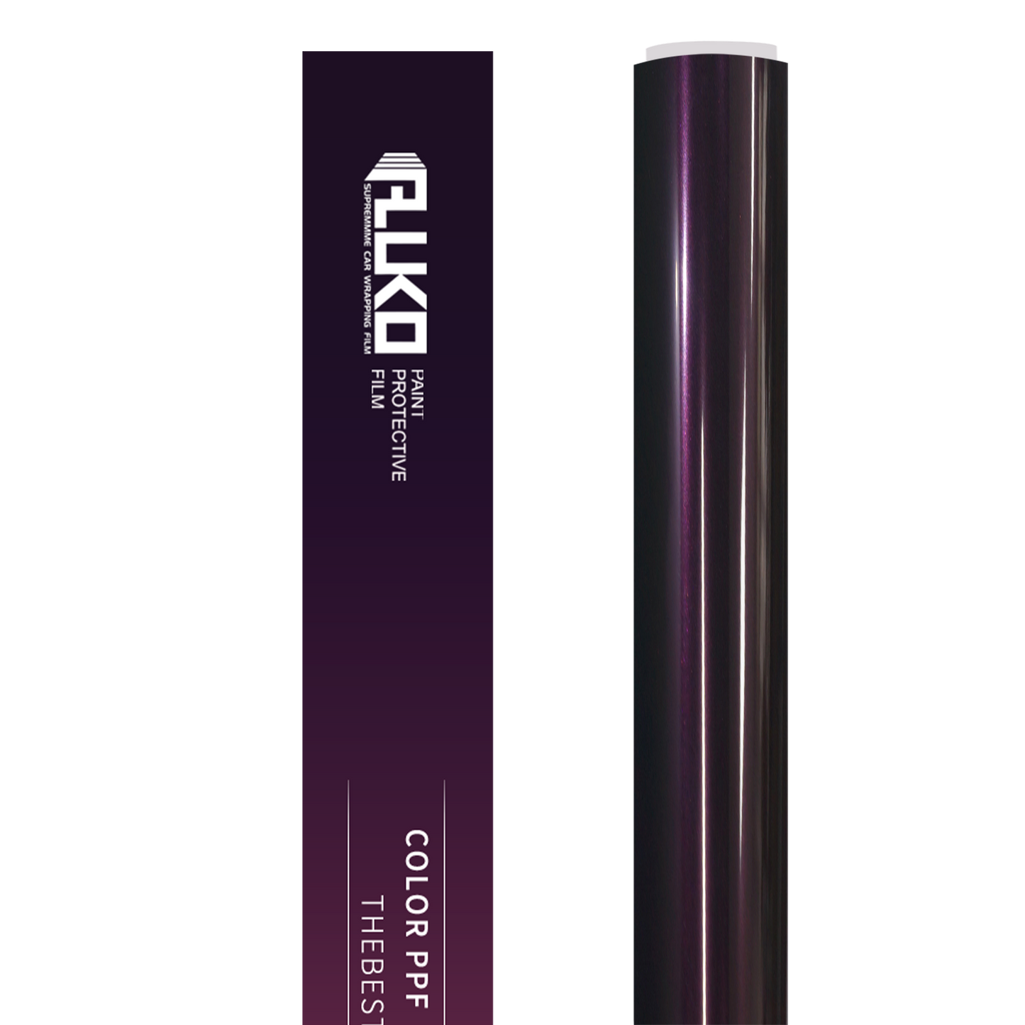 TPU Gloss Super Bright Black Magic Purple Colored PPF Paint Protection Film product image 2 - Veloro paint protection