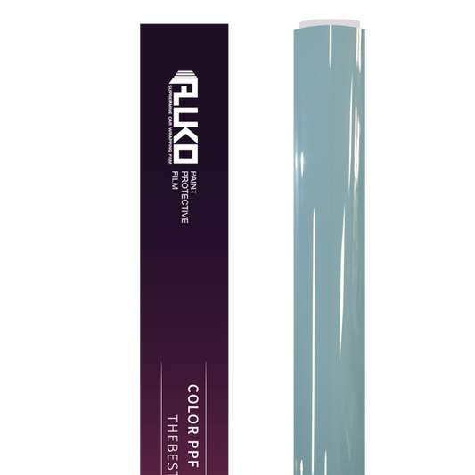 TPU Glossy Meissen Blue Colored PPF Paint Protection Film product image 2 - Veloro paint protection film