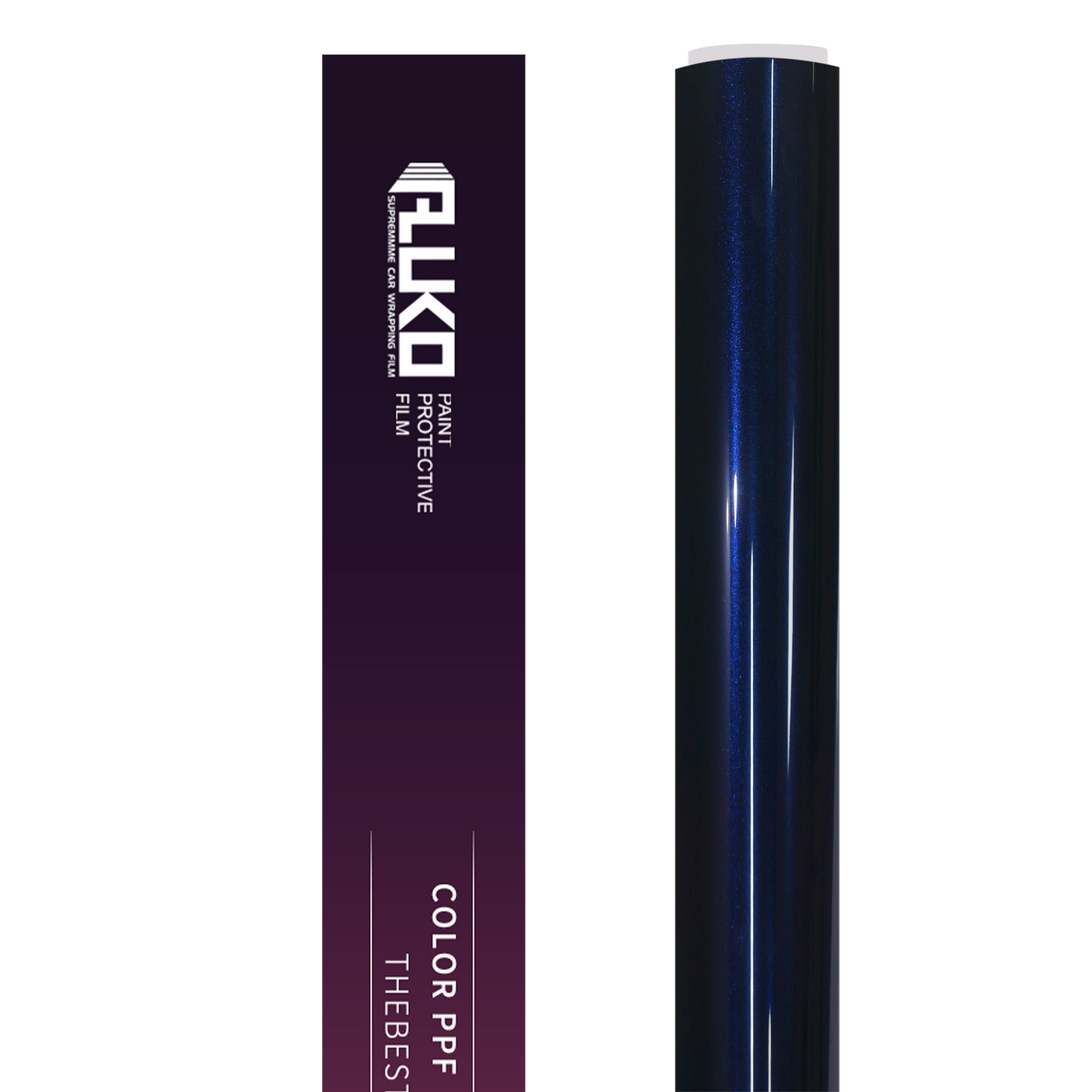 TPU Glossy Metallic Tanzanite Blue Colored PPF Paint Protection Film product image 2 - Veloro paint protection film