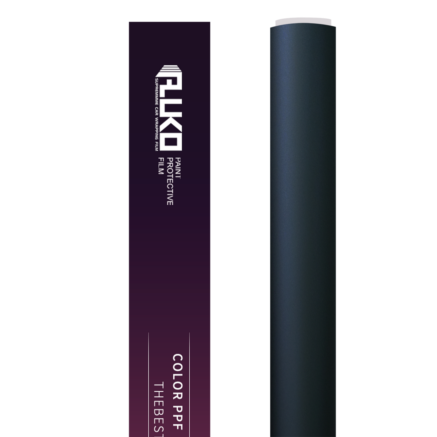 TPU Matte Black Phantom Blue Colored PPF Paint Protection Film product image 2 - Veloro paint protection film