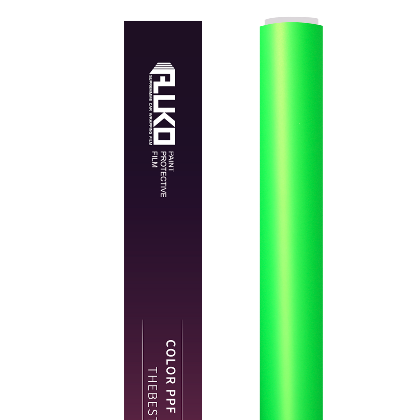 TPU Metallic Satin Flame Green Colored PPF Paint Protection Film product image 2 - Veloro paint protection film