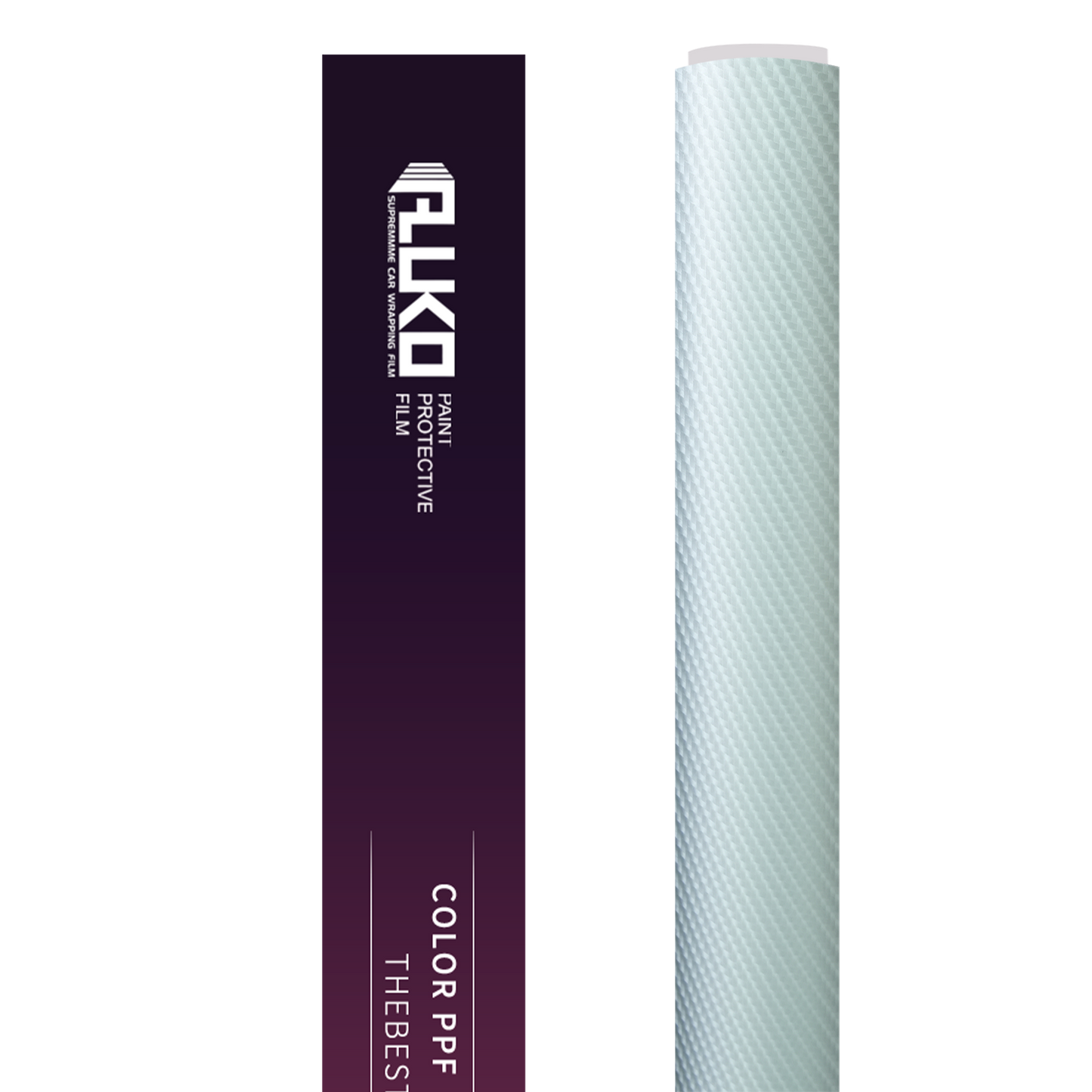 TPU Matte Silver Carbon Fiber Colored PPF Car Paint Protection Film product image 2 - Veloro paint protection film