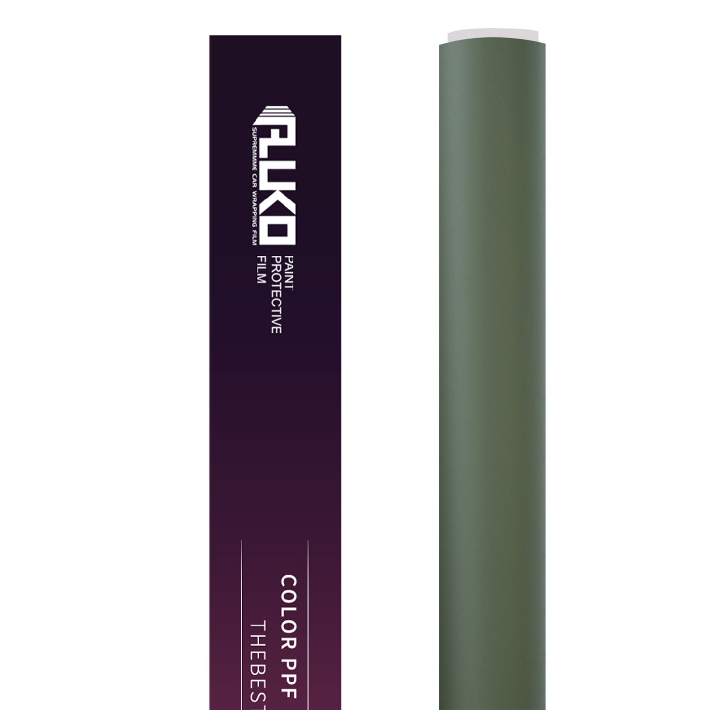 TPU Satin Khaki Green Colored PPF Paint Protection Film product image 3 - Veloro paint protection film