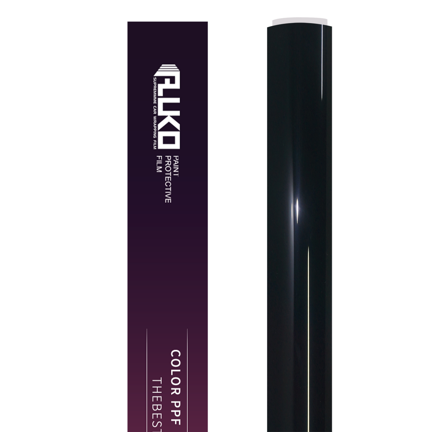 TPU Ultra Gloss Black Colored PPF Paint Protection Film product image 2 - Veloro paint protection film